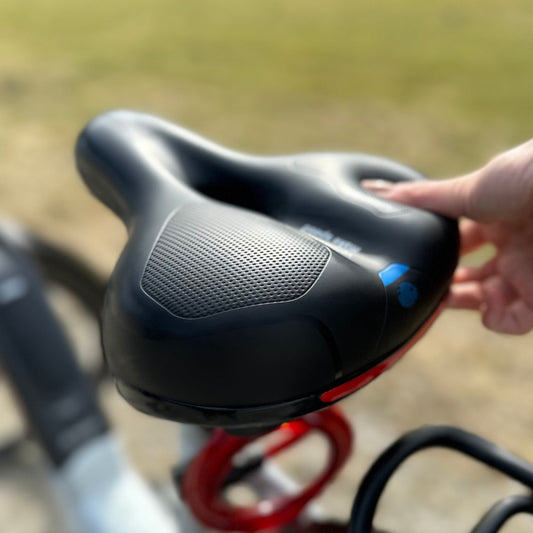 Niropi | CloudComfort Pro Bicycle Seat | Pressure-Relieving Memory Foam | Black