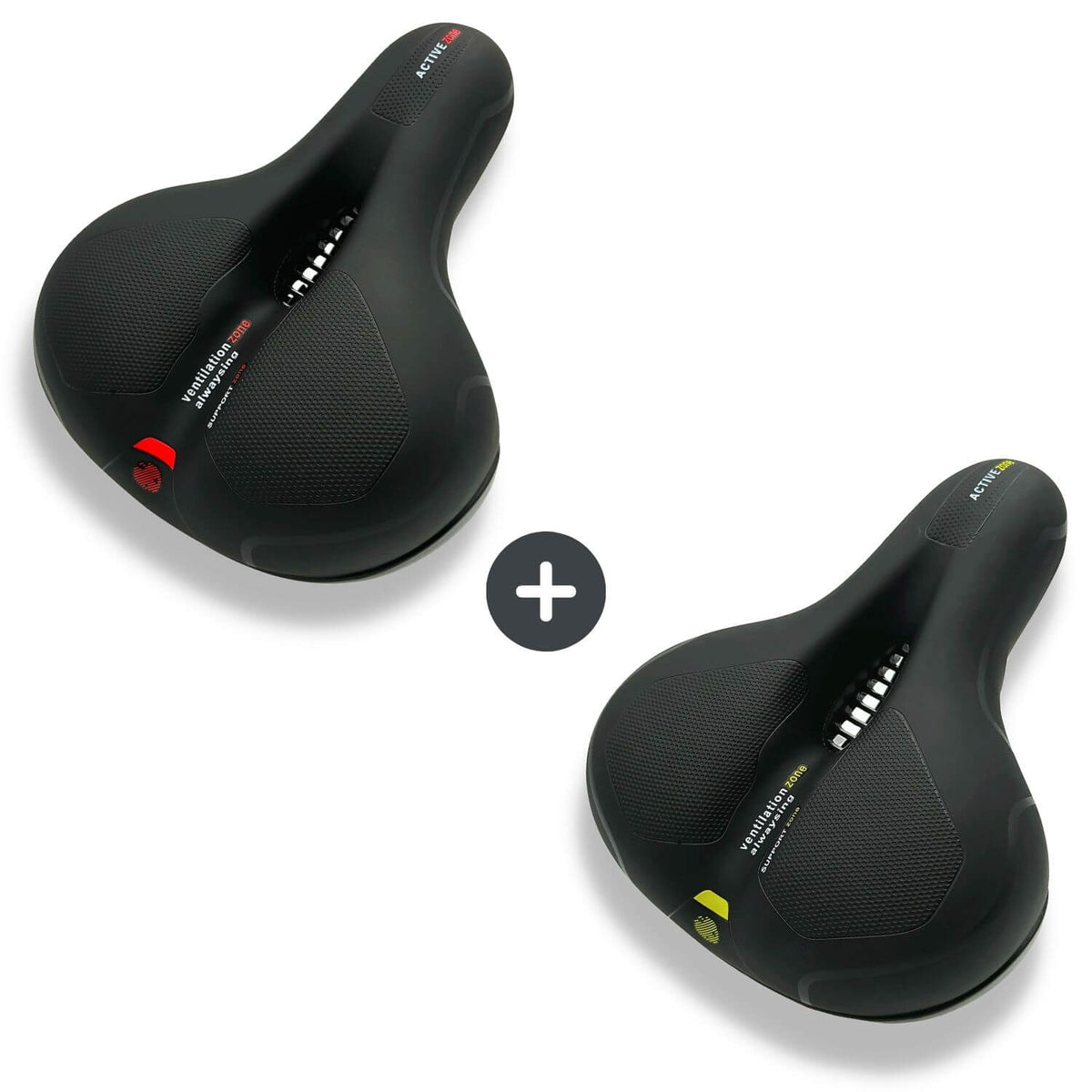 Niropi | CloudComfort Pro Bicycle Seat | Pressure-Relieving Memory Foam | Black