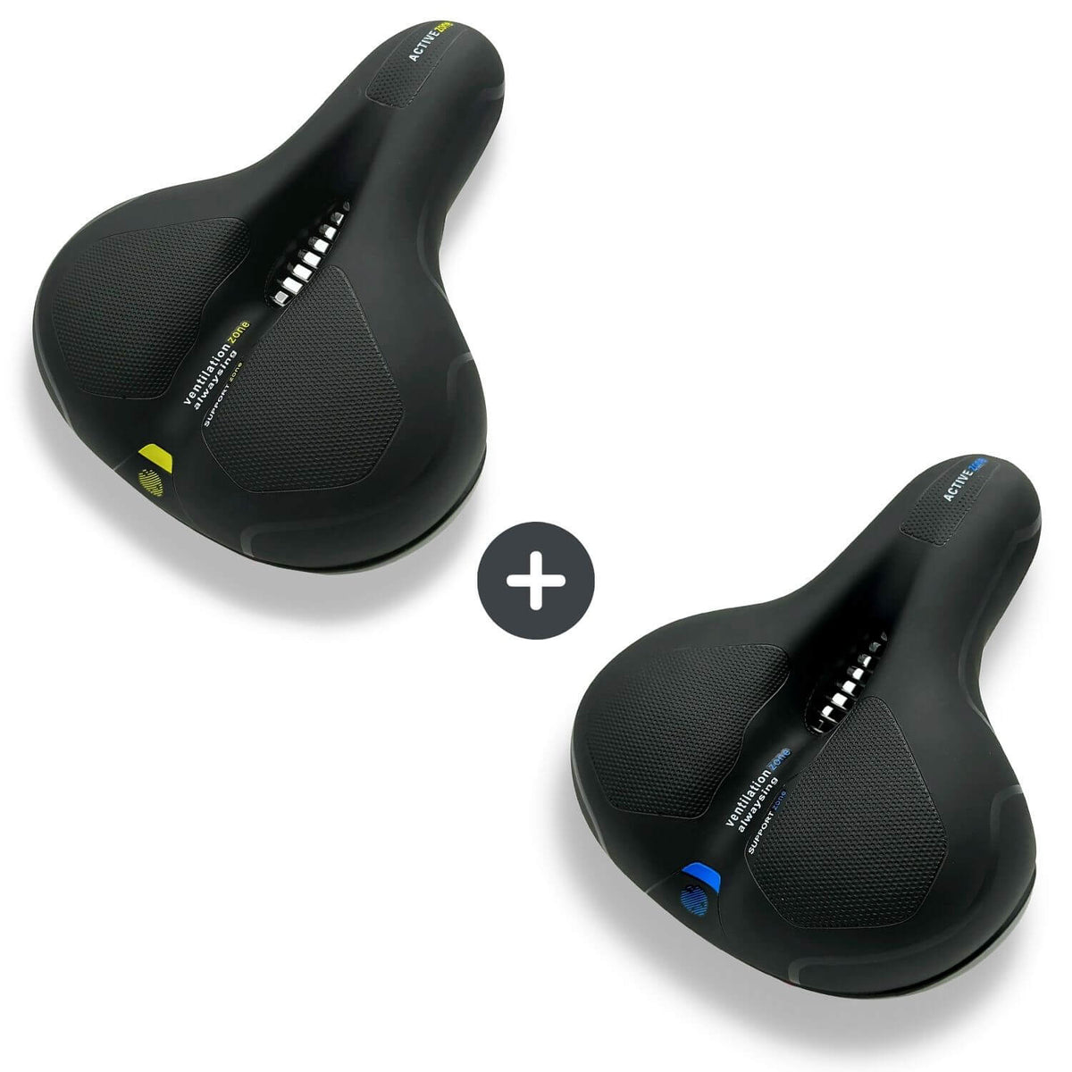 Niropi | CloudComfort Pro Bicycle Seat | Pressure-Relieving Memory Foam | Black