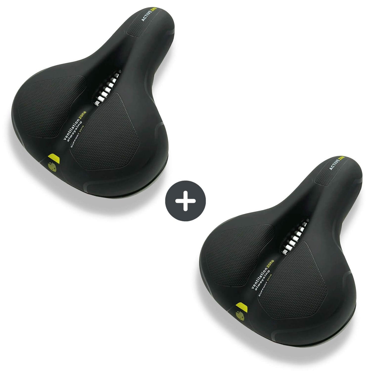 Niropi | CloudComfort Pro Bicycle Seat | Pressure-Relieving Memory Foam | Black