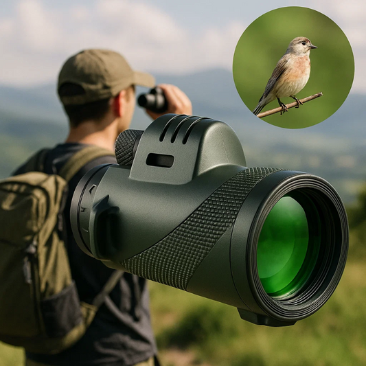 Niropi | Compact 600x Ultra-Zoom Monocular | HD Lens, Lightweight & Perfect for Hiking, Birdwatching, and Sports Events