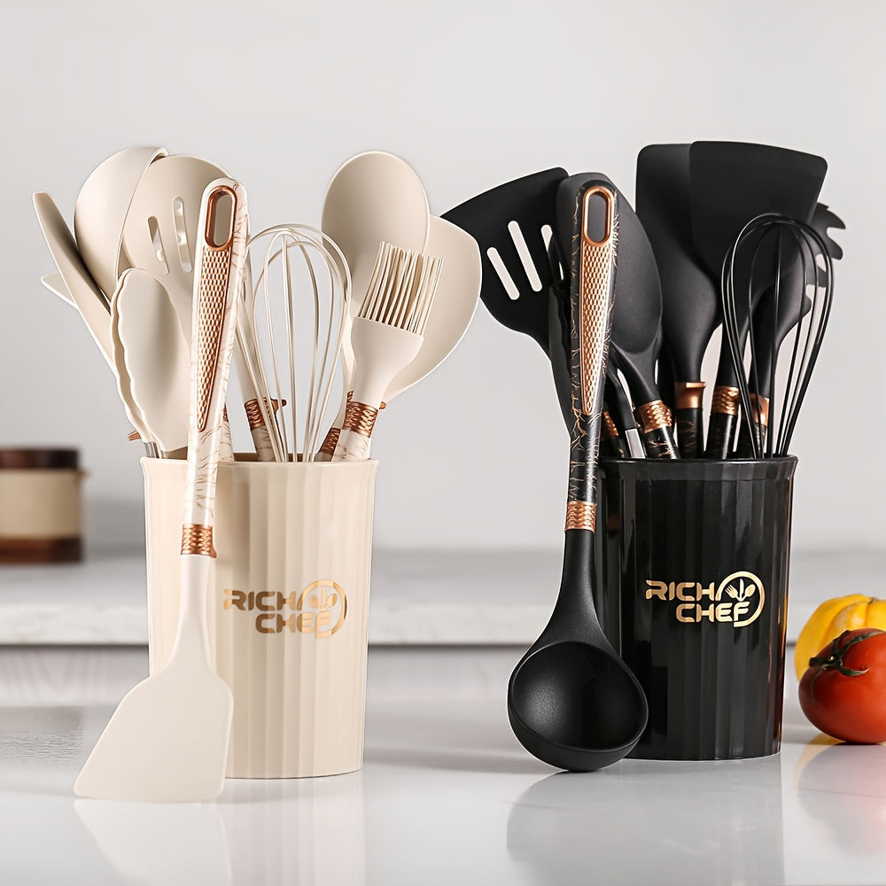 Niropi | Cooking - Kitchen joy with the elegant silicone kitchen utensil set