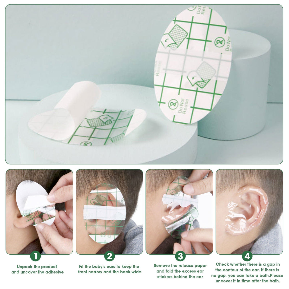 Niropi | Disposable Waterproof Swimming Ear Protection Set
