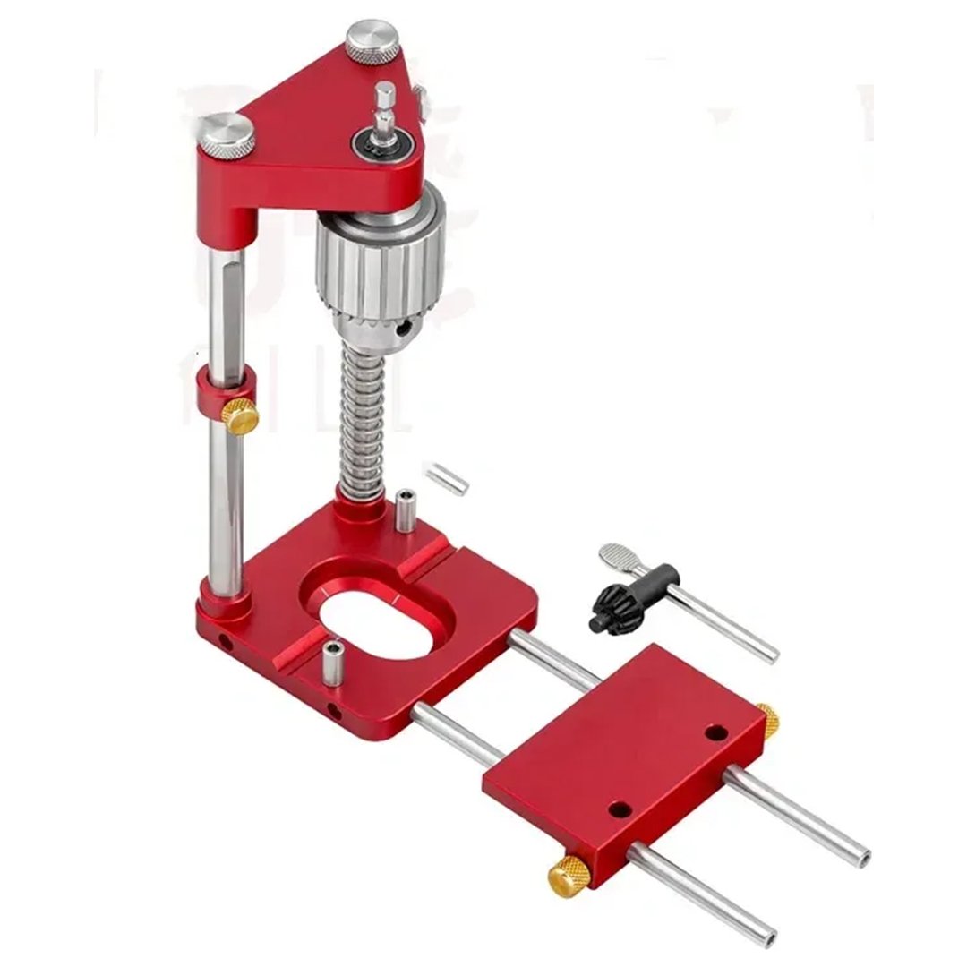 Niropi | Drill Press Guide for Handheld Drills - Portable & Adjustable Woodworking Jig