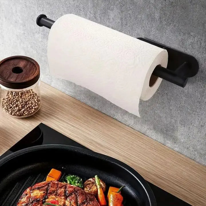 Niropi | Elegant Wall Kitchen Paper Towel Holder – drill-free & space-saving