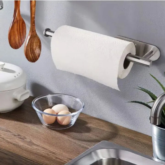 Niropi | Elegant Wall Kitchen Paper Towel Holder – drill-free & space-saving