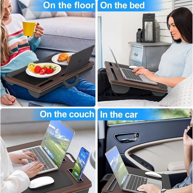 Niropi | Ergonomic Laptop Holder with Wrist Support and Device Slots
