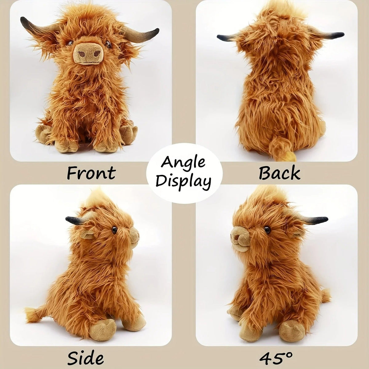 Niropi | Fluffy Highland Cuddle – Soft Cow for Young and Old