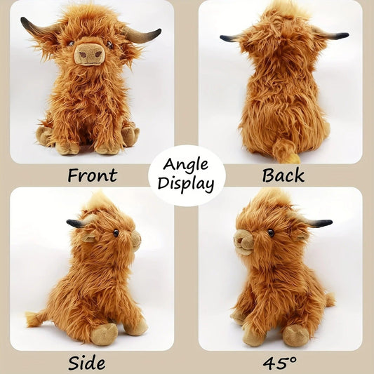 Niropi | Fluffy Highland Cuddle – Soft Cow for Young and Old
