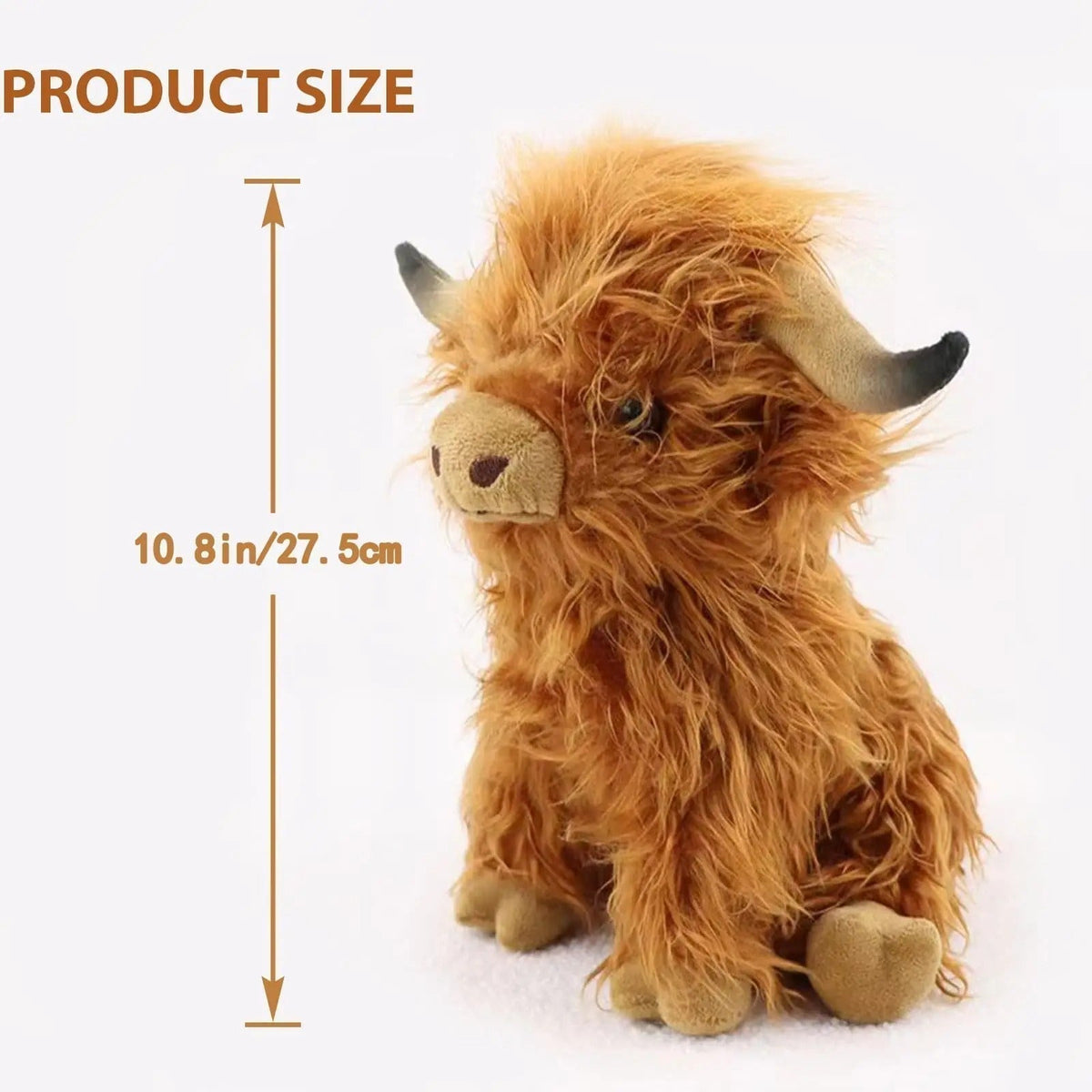 Niropi | Fluffy Highland Cuddle – Soft Cow for Young and Old