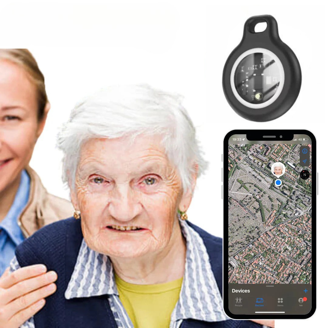 Niropi | GPS Tracker for Seniors | Real-Time Tracking, Waterproof & No Subscription Fees for Peace of Mind