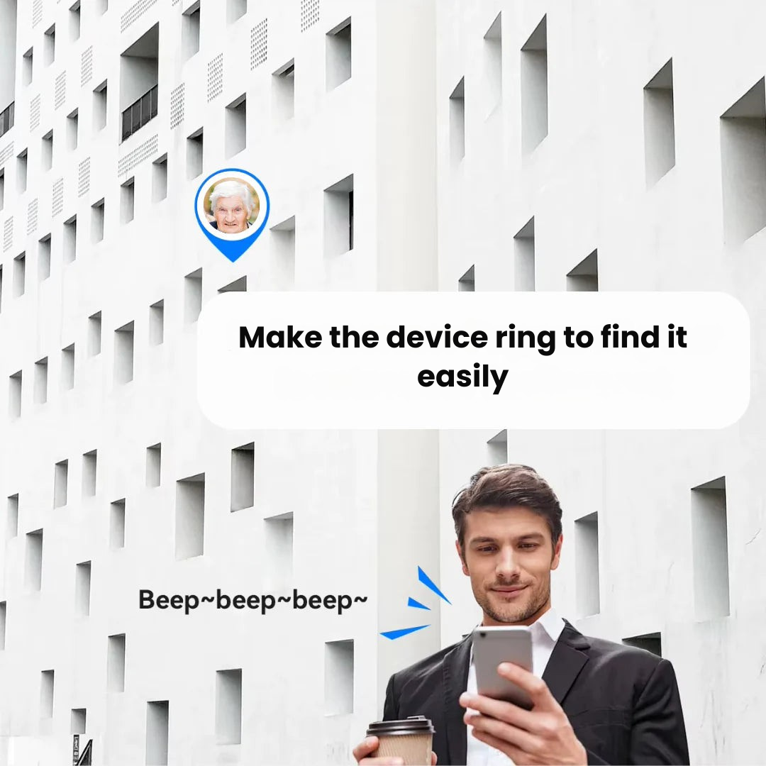 Niropi | GPS Tracker for Seniors | Real-Time Tracking, Waterproof & No Subscription Fees for Peace of Mind