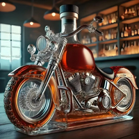 Niropi | Harley Motorcycle Shaped Whiskey Decanter for Home Bar