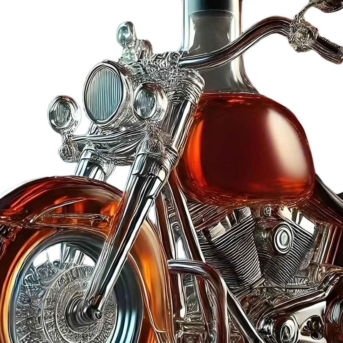 Niropi | Harley Motorcycle Shaped Whiskey Decanter for Home Bar