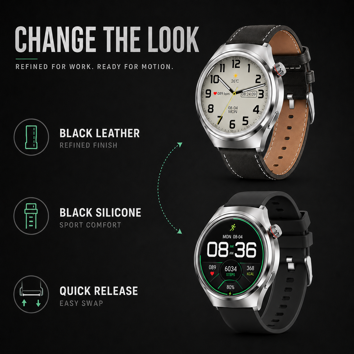 Niropi | Health Smartwatch with Blood Pressure Tracker