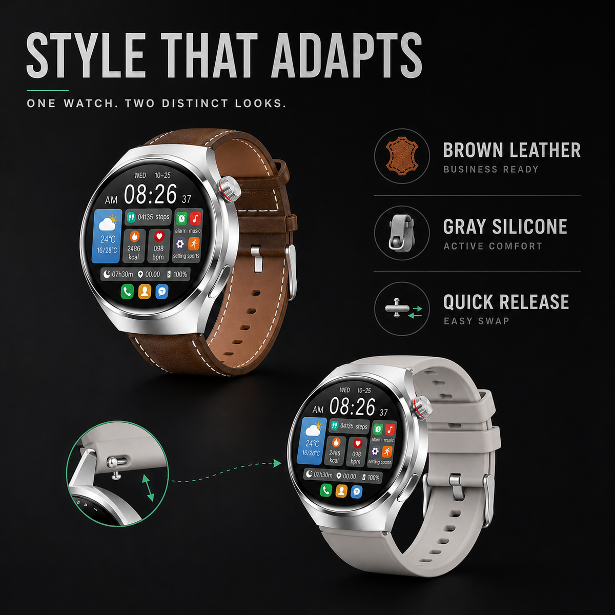 Niropi | Health Smartwatch with Blood Pressure Tracker