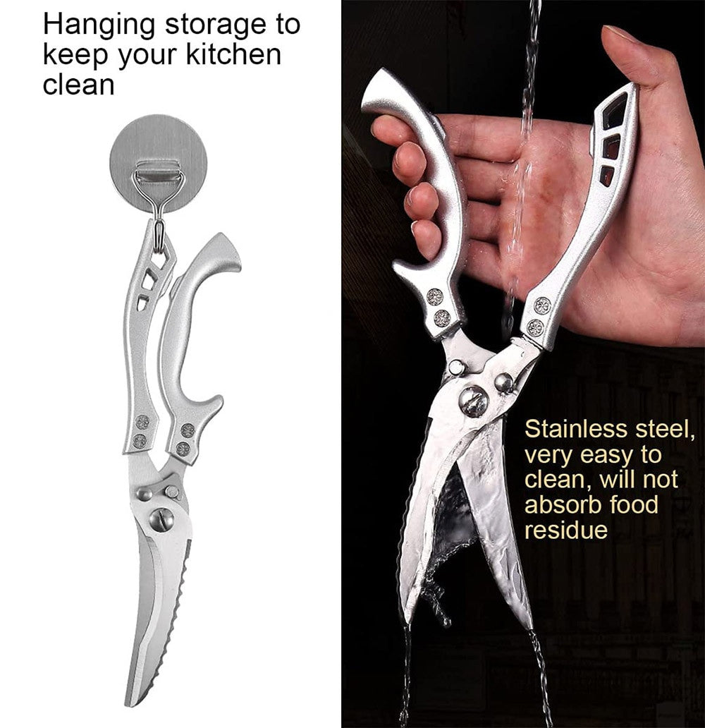 Niropi | Heavy Duty Stainless Steel Bone-Cut Scissors