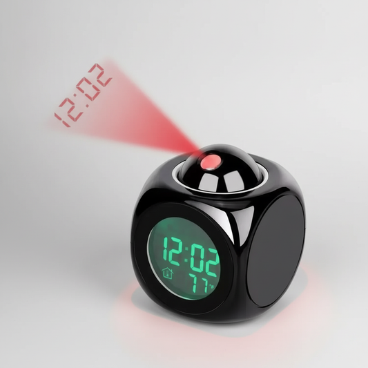 Niropi | LuminovaCube Digital Projection Alarm Clock