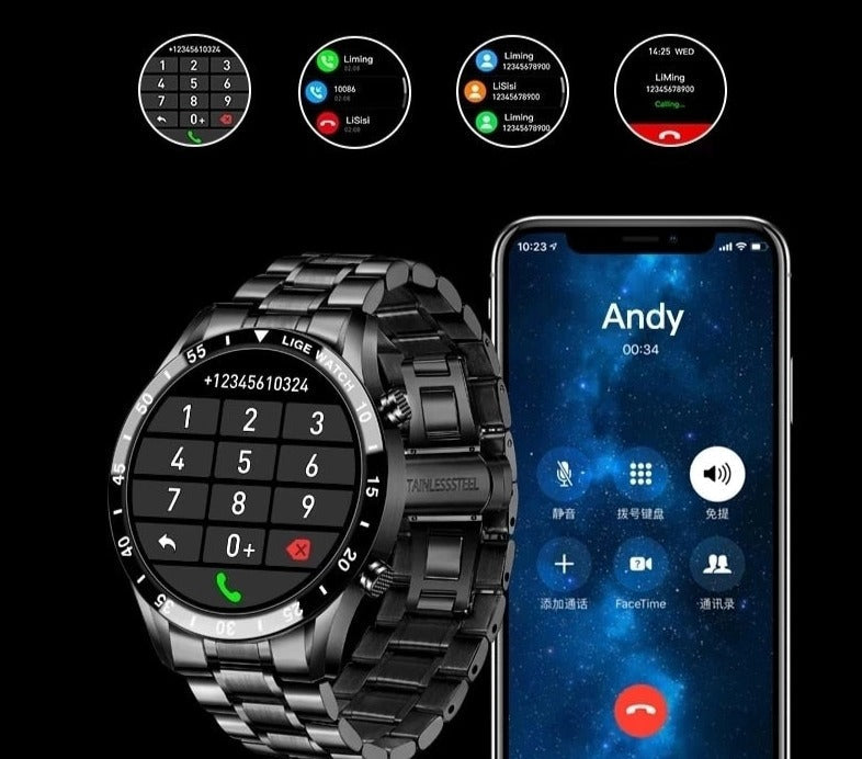 Niropi | Luxury 4G Smartwatch – Stylish Watch with Calls, GPS & Health Features