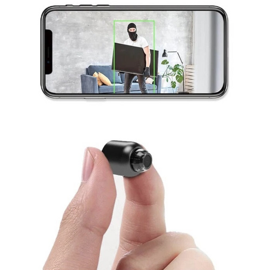 Niropi | Mini Wi-Fi Surveillance Camera | Wireless with Night Vision & Motion Detection | Black