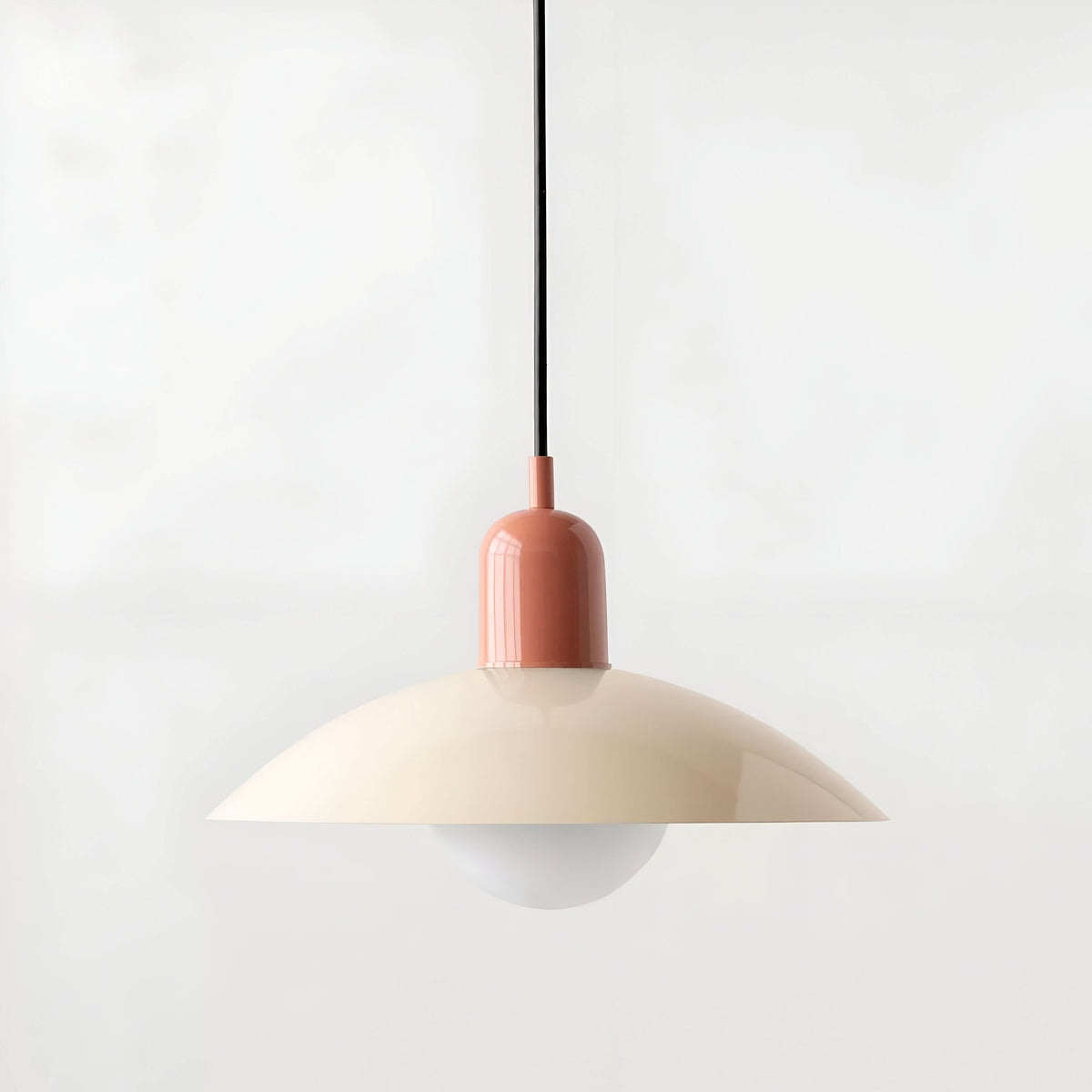 Niropi | Modern Macaron Bauhaus Pendant Light – Iron Shade