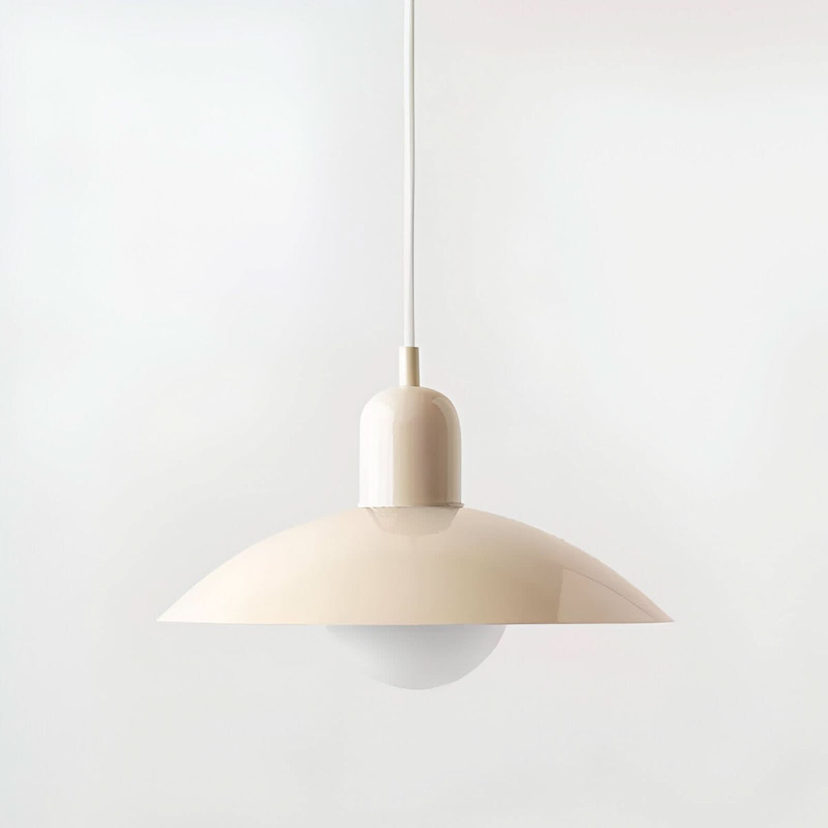Niropi | Modern Macaron Bauhaus Pendant Light – Iron Shade