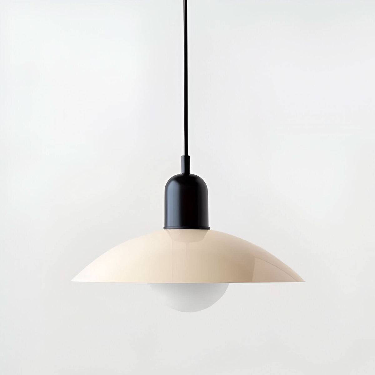 Niropi | Modern Macaron Bauhaus Pendant Light – Iron Shade