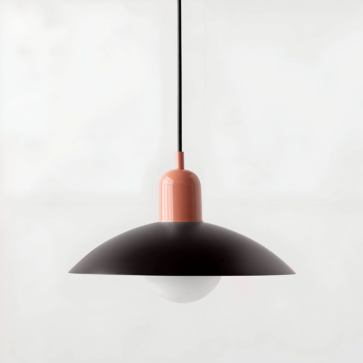 Niropi | Modern Macaron Bauhaus Pendant Light – Iron Shade