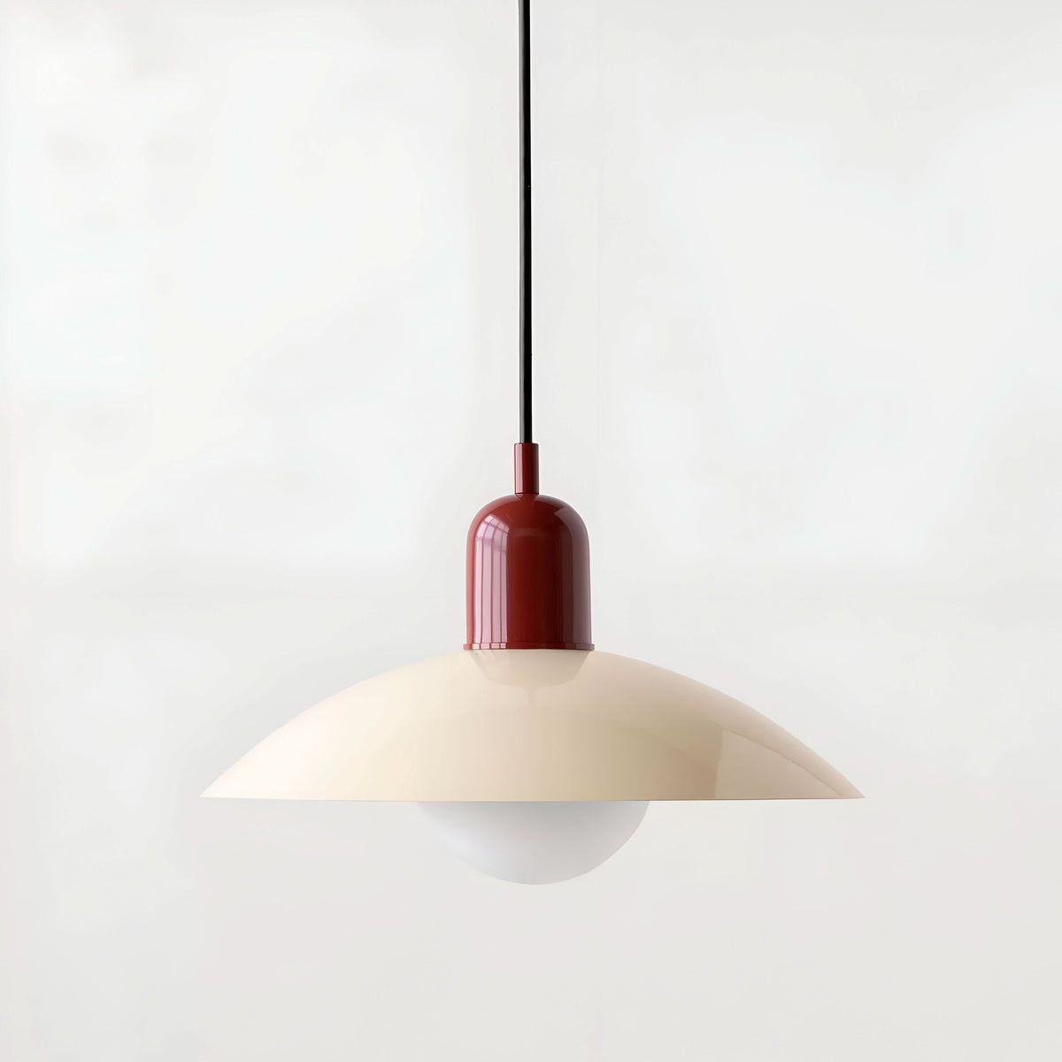 Niropi | Modern Macaron Bauhaus Pendant Light – Iron Shade