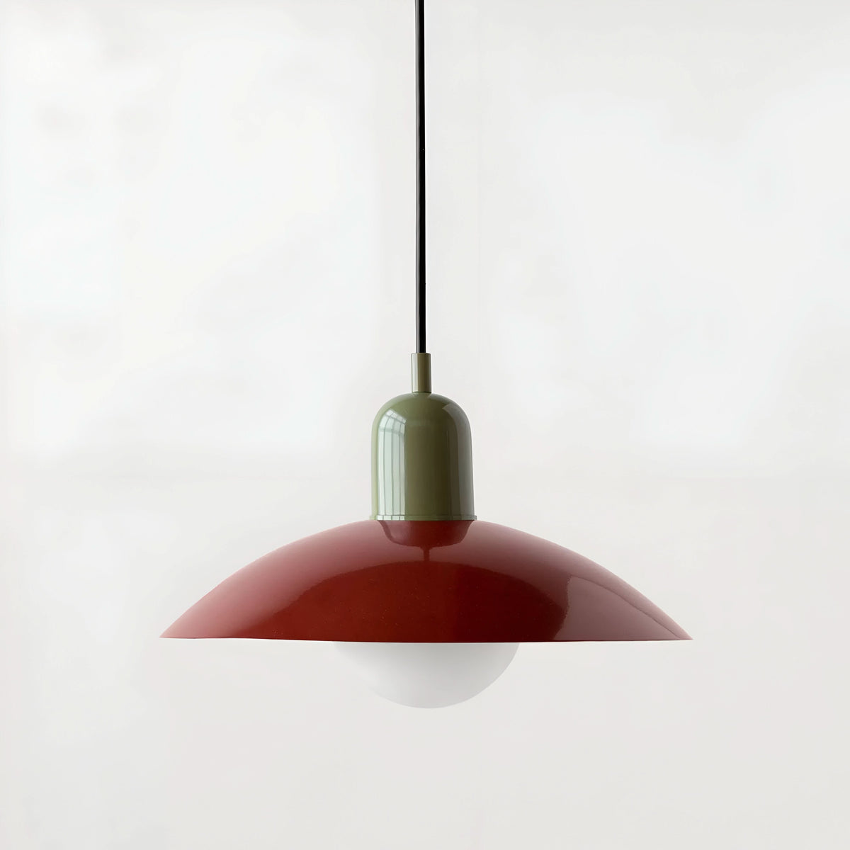 Niropi | Modern Macaron Bauhaus Pendant Light – Iron Shade