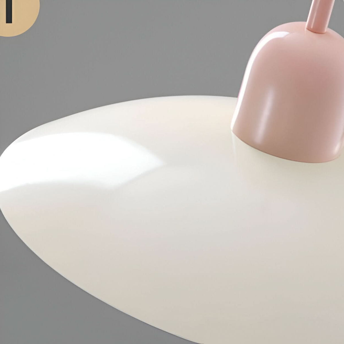 Niropi | Modern Macaron Bauhaus Pendant Light – Iron Shade