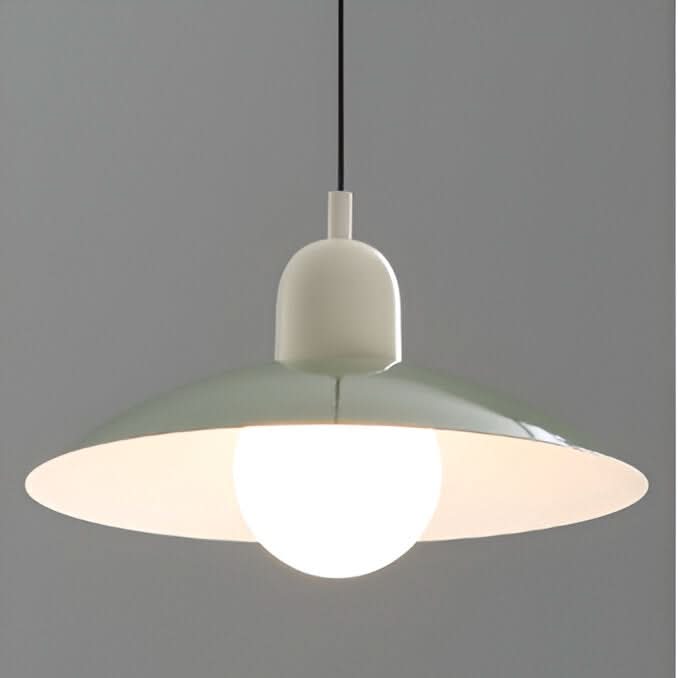 Niropi | Modern Macaron Bauhaus Pendant Light – Iron Shade