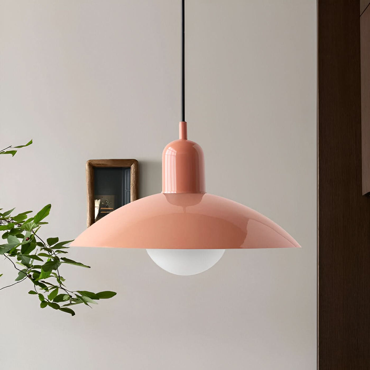 Niropi | Modern Macaron Bauhaus Pendant Light – Iron Shade