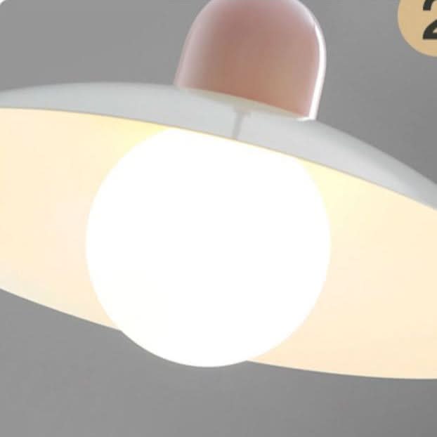 Niropi | Modern Macaron Bauhaus Pendant Light – Iron Shade