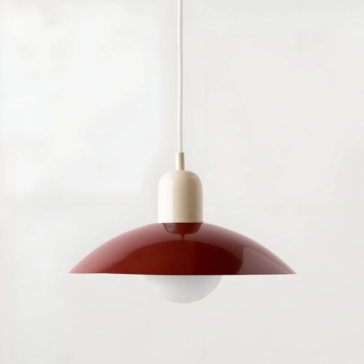 Niropi | Modern Macaron Bauhaus Pendant Light – Iron Shade