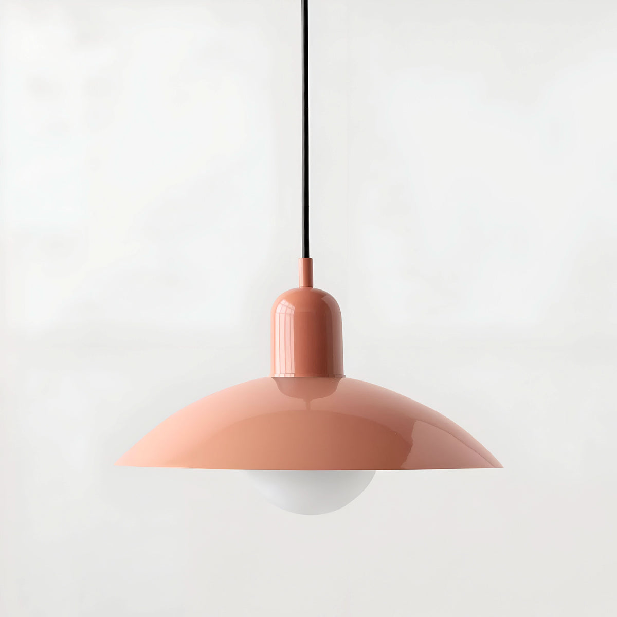 Niropi | Modern Macaron Bauhaus Pendant Light – Iron Shade