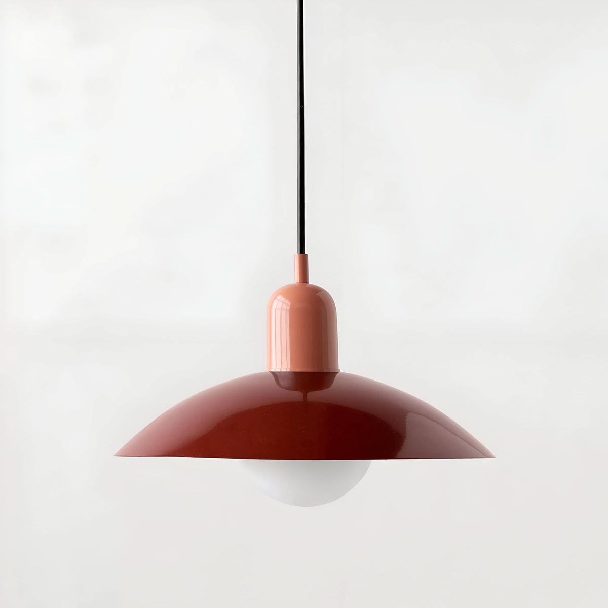 Niropi | Modern Macaron Bauhaus Pendant Light – Iron Shade