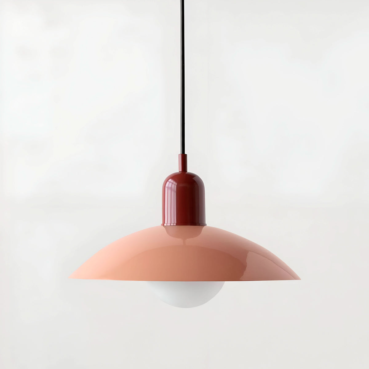 Niropi | Modern Macaron Bauhaus Pendant Light – Iron Shade