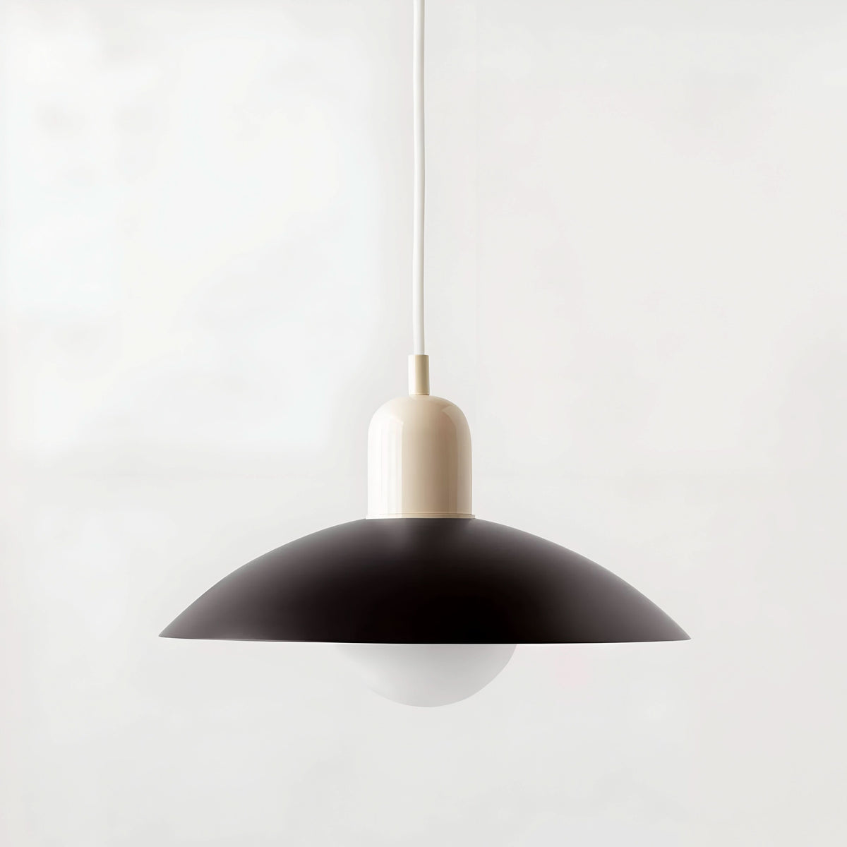 Niropi | Modern Macaron Bauhaus Pendant Light – Iron Shade