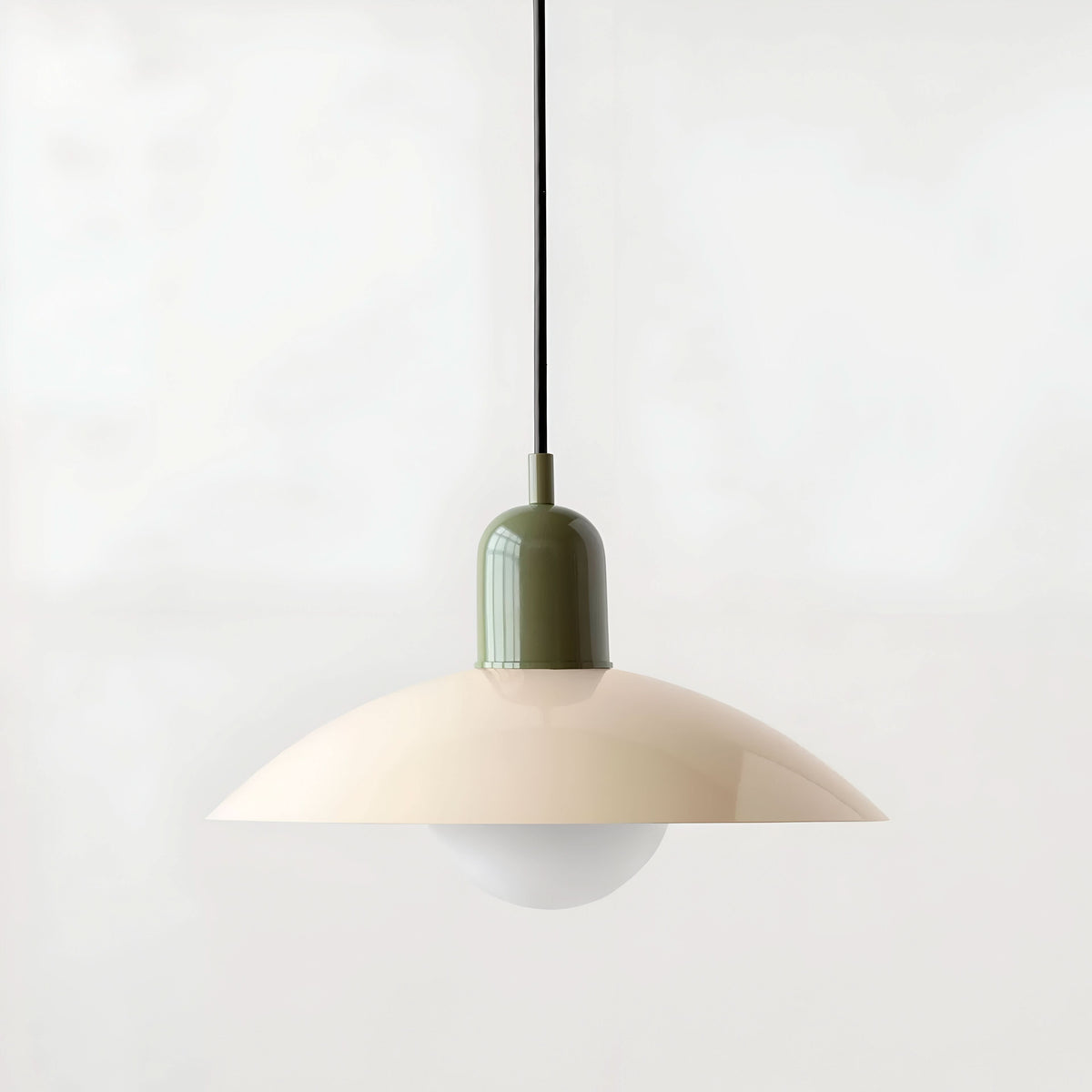 Niropi | Modern Macaron Bauhaus Pendant Light – Iron Shade