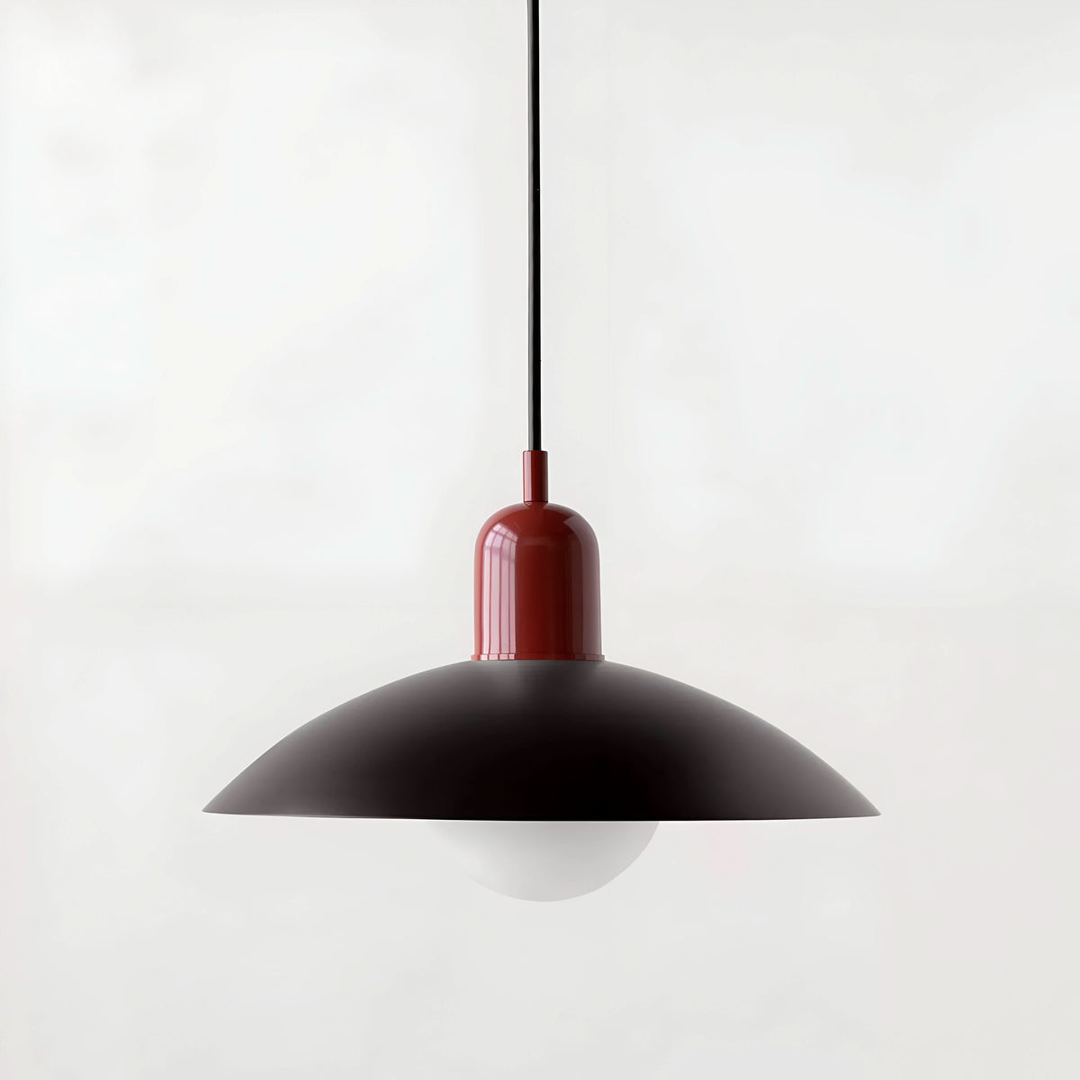 Niropi | Modern Macaron Bauhaus Pendant Light – Iron Shade