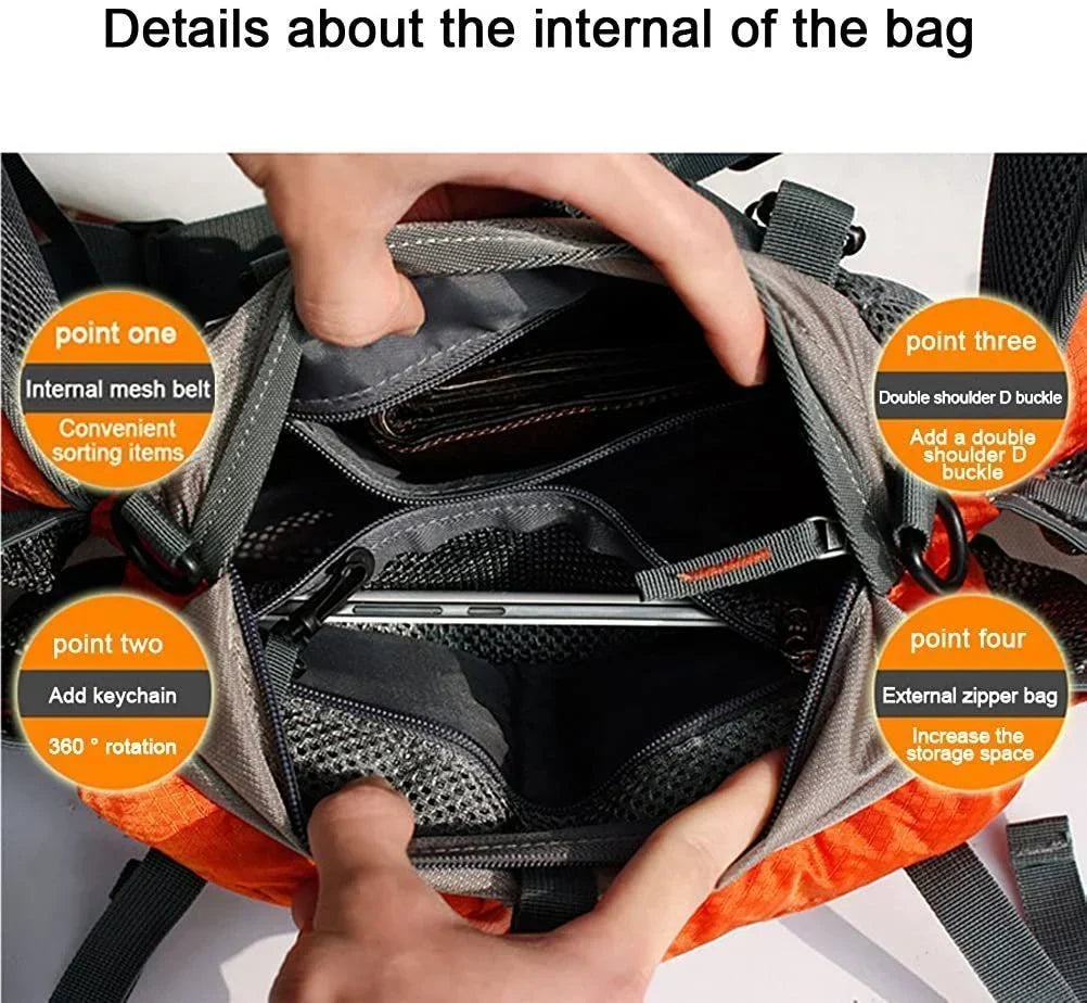 Niropi | Outdoor Waist Bag | Ultralight Multi-Pocket Design | Multiple Colors