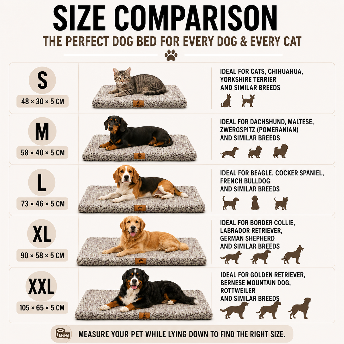 Niropi | Pawventure Flat Orthopedic Foam Dog Mat
