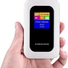 Niropi | Portable 5G Wi-Fi Router | Secure, High-Speed Connection for Travel & Home Use