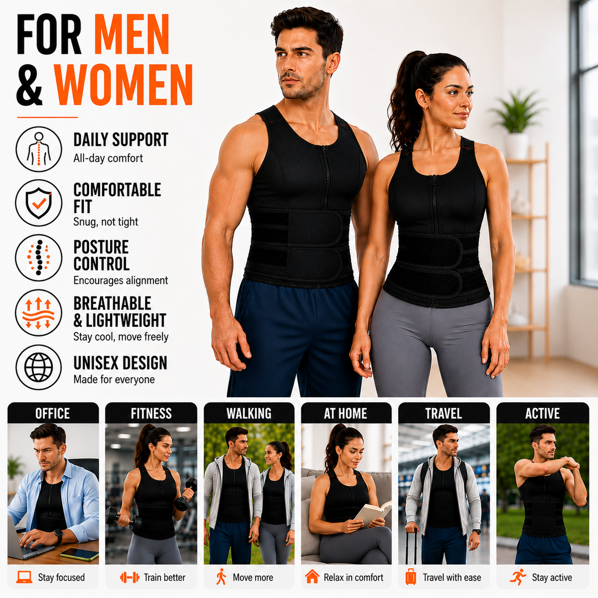 Niropi | PostuFlexor Adjustable Clavicle Posture Brace