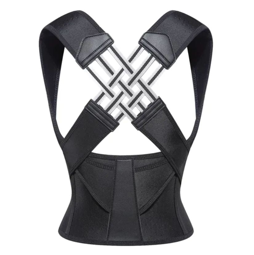 Niropi | Posture Correction Belt | Instant Back & Shoulder Support | Black