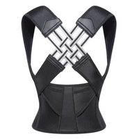 Niropi | Posture Correction Belt | Instant Back & Shoulder Support | Black