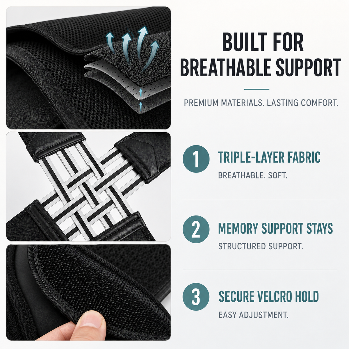 Niropi | Postuvera Adjustable Posture Support Brace