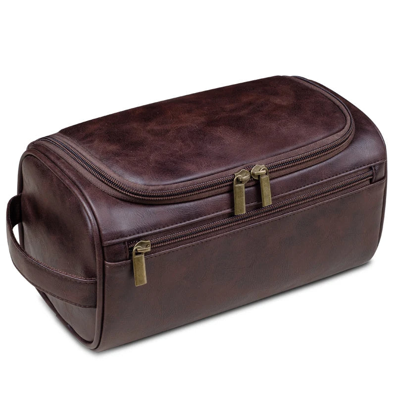 Niropi - Premium Leather Toiletry Bag for Travelers