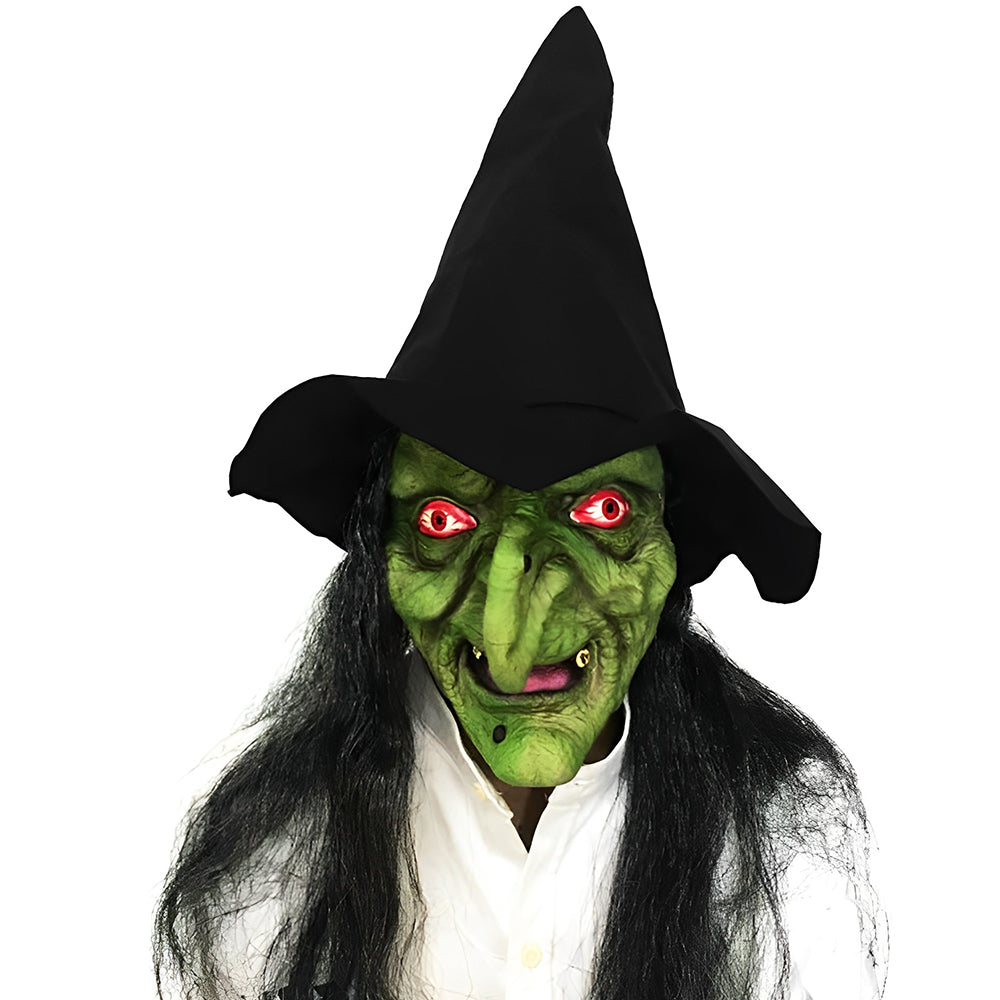 Niropi | Realistic Old Man Mask – Halloween and Cosplay Latex Mask with Movable Mouth